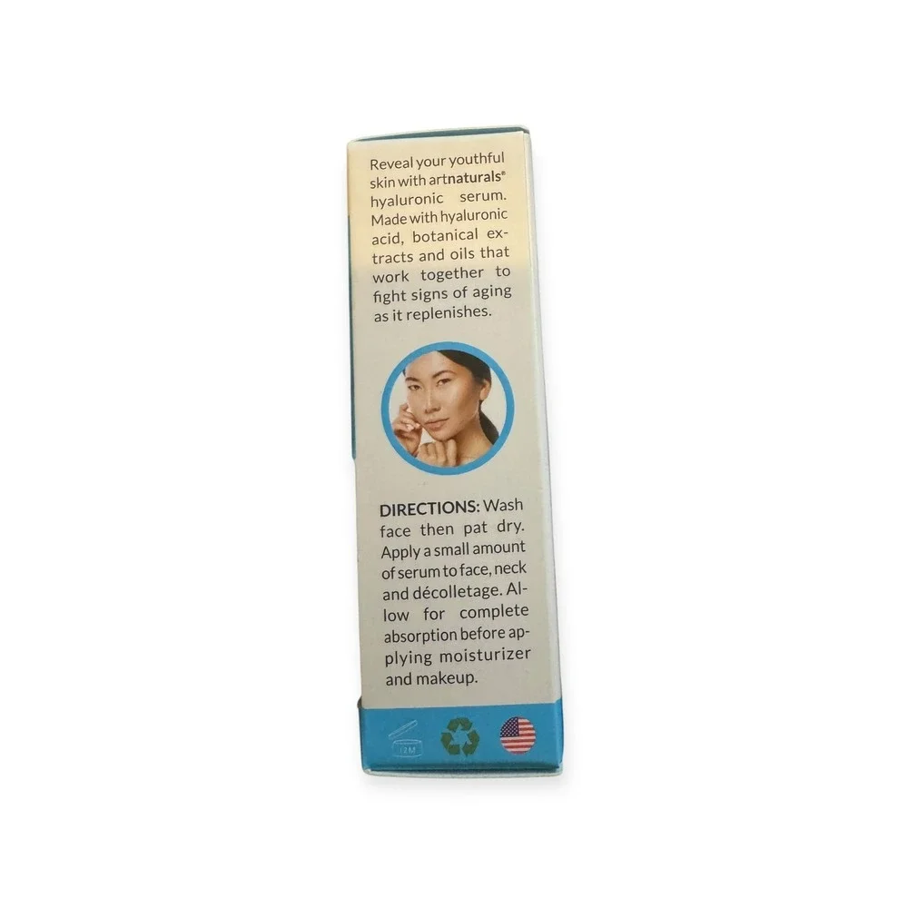 artnaturals Hydrating Brightening‎ Hyaluronic Serum 10ml Full Size New